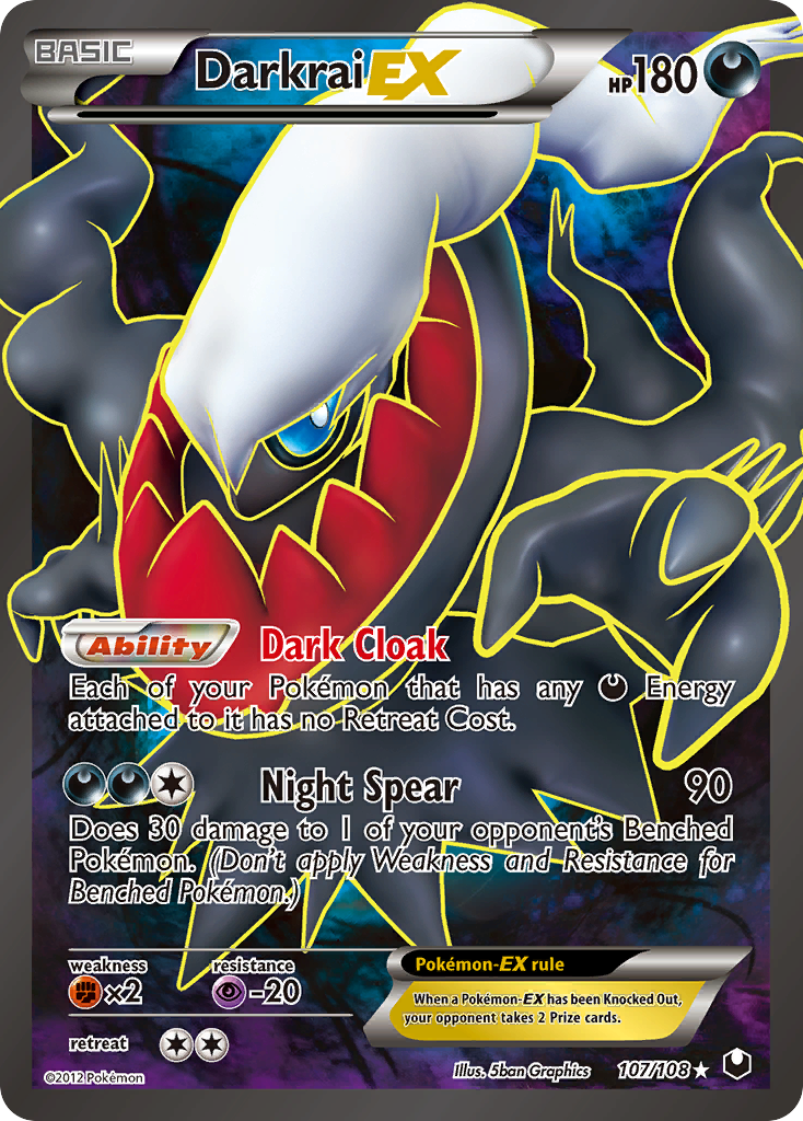 Darkrai EX (107/108) [Black & White: Dark Explorers] | Sanctuary Gaming