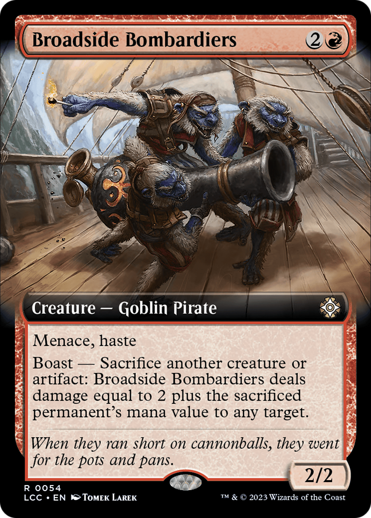 Broadside Bombardiers (Extended Art) [The Lost Caverns of Ixalan Commander] | Sanctuary Gaming
