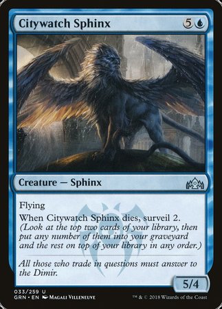 Citywatch Sphinx [Guilds of Ravnica] | Sanctuary Gaming