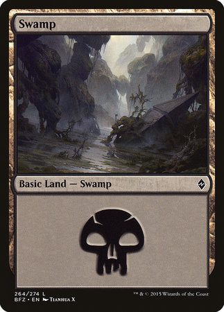 Swamp (264) [Battle for Zendikar] | Sanctuary Gaming
