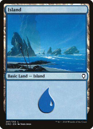 Island (287) [Commander Anthology Volume II] | Sanctuary Gaming