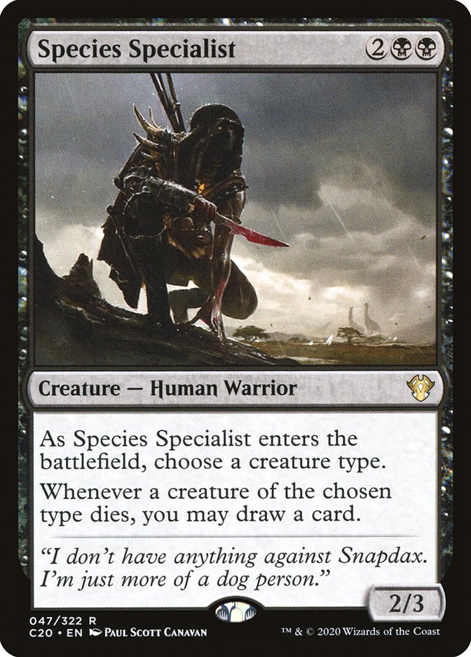 Species Specialist [Commander 2020] | Sanctuary Gaming