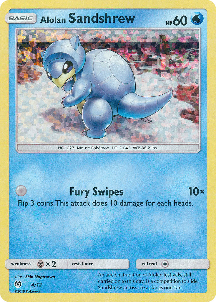 Alolan Sandshrew (4/12) [McDonald's Promos: 2019 Collection] | Sanctuary Gaming