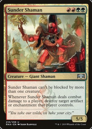 Sunder Shaman [Ravnica Allegiance] | Sanctuary Gaming