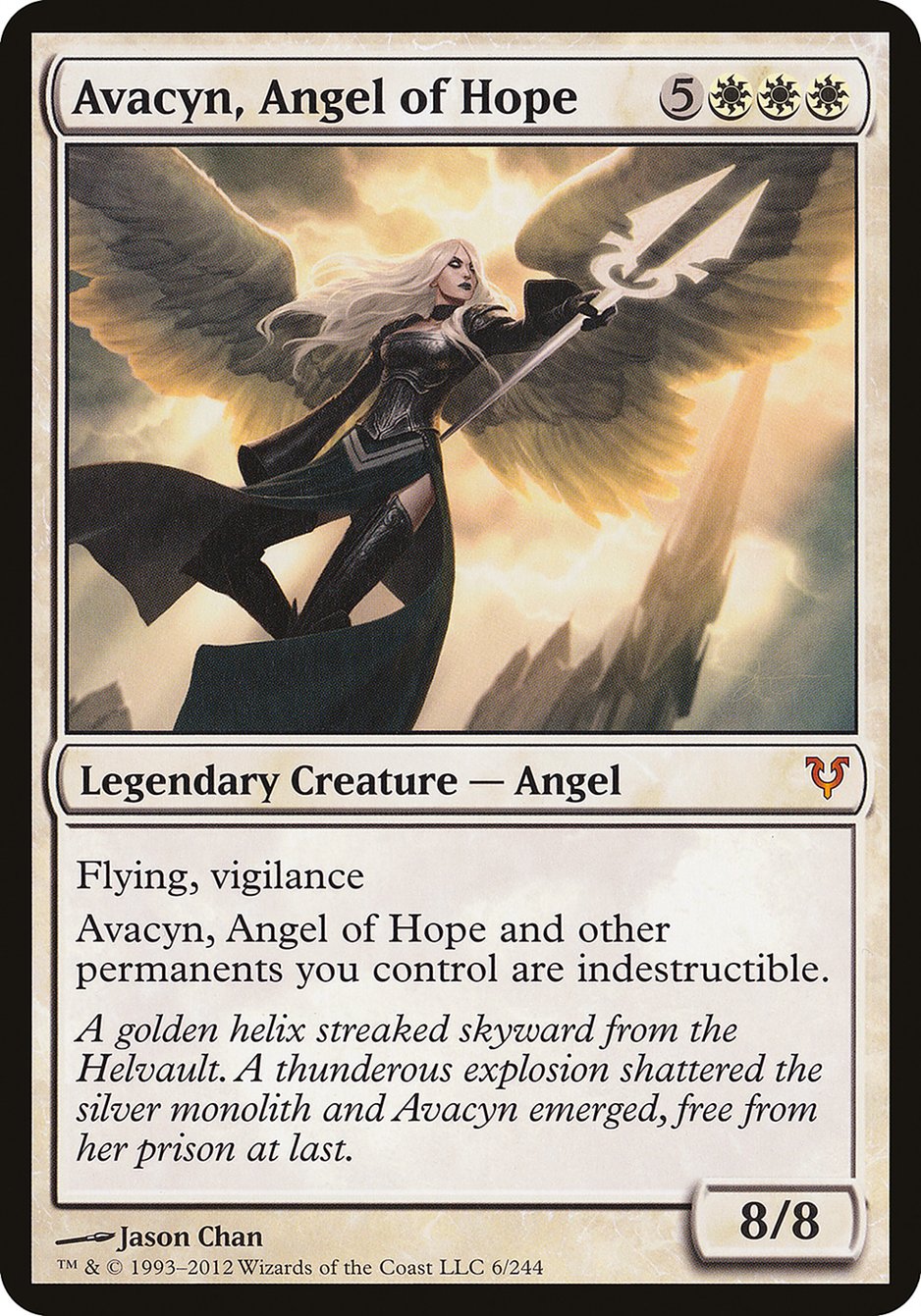 Avacyn, Angel of Hope (Oversized) [Open the Helvault] | Sanctuary Gaming