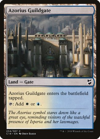 Azorius Guildgate [Commander 2018] | Sanctuary Gaming