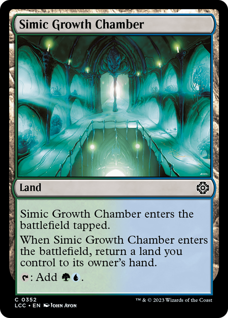 Simic Growth Chamber [The Lost Caverns of Ixalan Commander] | Sanctuary Gaming
