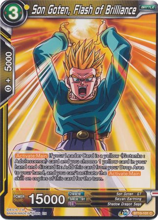 Son Goten, Flash of Brilliance (BT10-101) [Rise of the Unison Warrior 2nd Edition] | Sanctuary Gaming