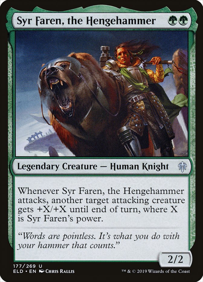 Syr Faren, the Hengehammer [Throne of Eldraine] | Sanctuary Gaming