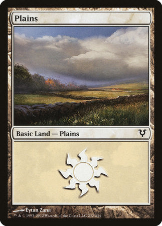 Plains (232) [Avacyn Restored] | Sanctuary Gaming