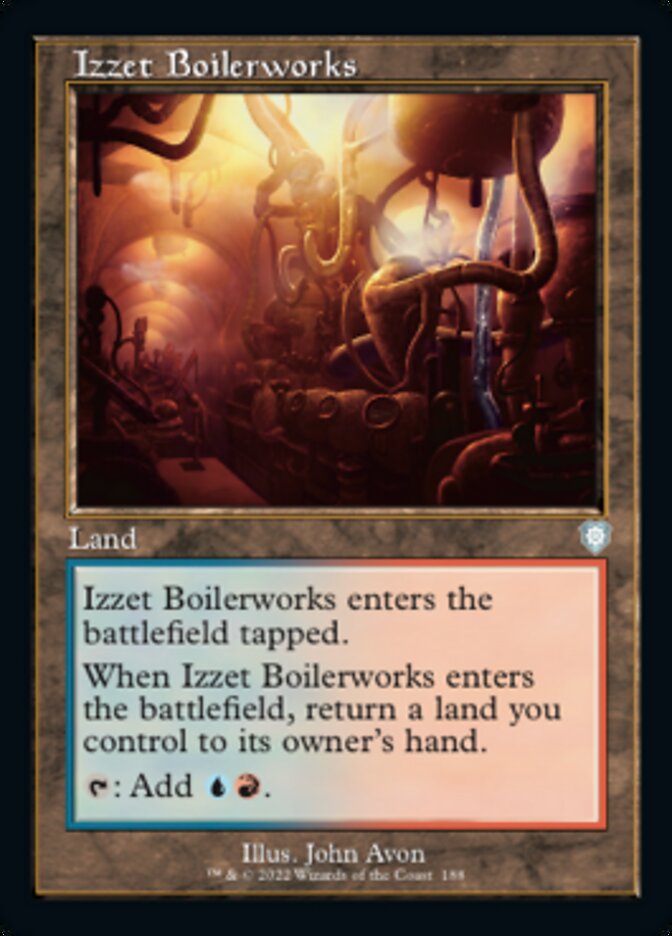 Izzet Boilerworks (Retro) [The Brothers' War Commander] | Sanctuary Gaming