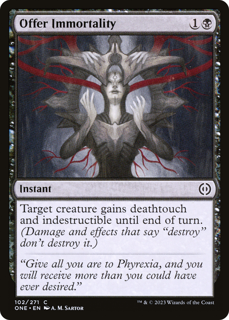 Offer Immortality [Phyrexia: All Will Be One] | Sanctuary Gaming