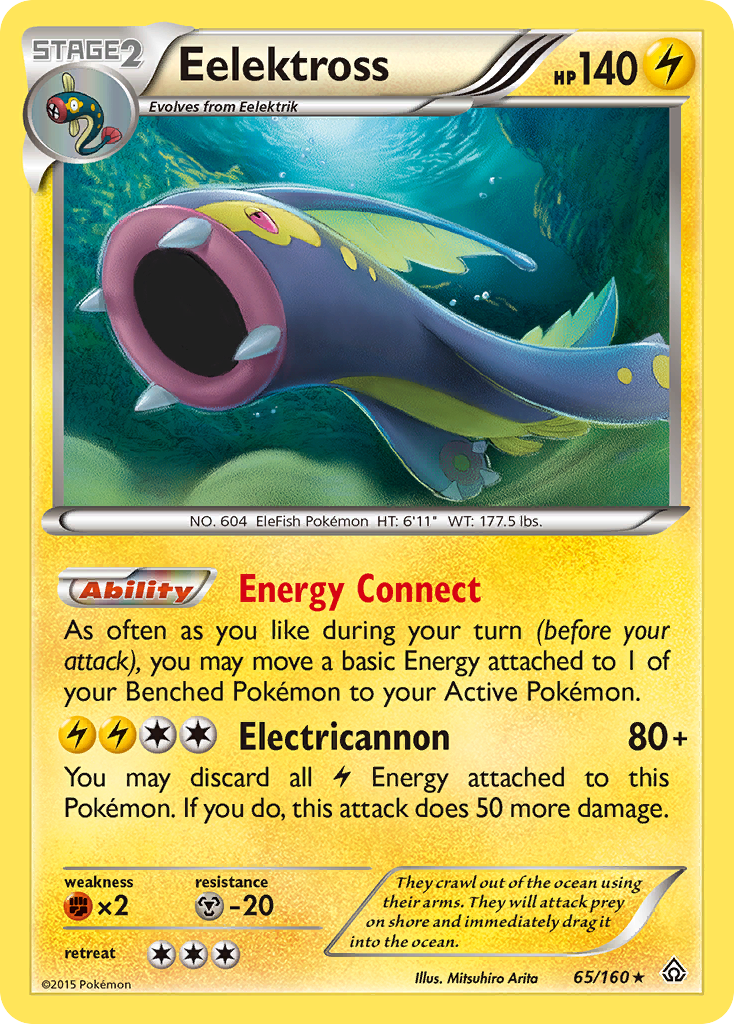 Eelektross (65/160) [XY: Primal Clash] | Sanctuary Gaming