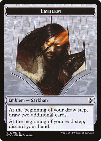 Emblem - Sarkhan, the Dragonspeaker [Khans of Tarkir Tokens] | Sanctuary Gaming
