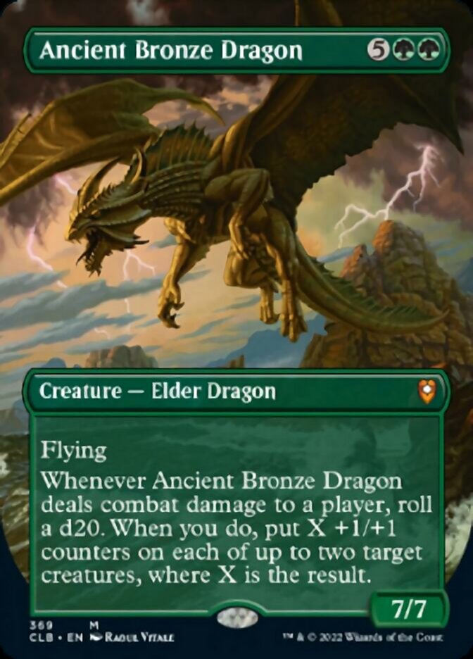 Ancient Bronze Dragon (Borderless Alternate Art) [Commander Legends: Battle for Baldur's Gate] | Sanctuary Gaming