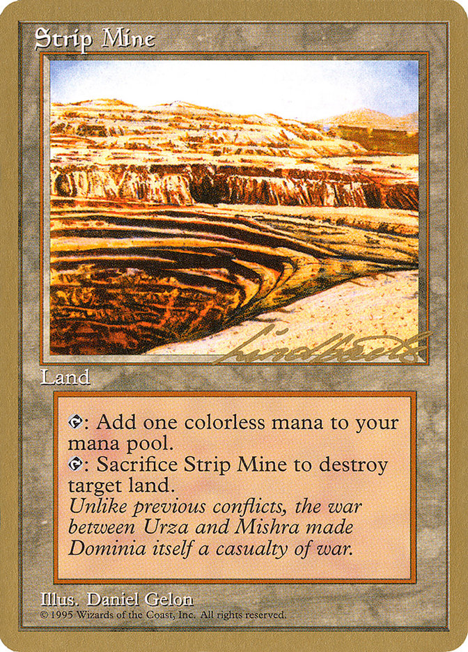 Strip Mine (Leon Lindback) [Pro Tour Collector Set] | Sanctuary Gaming