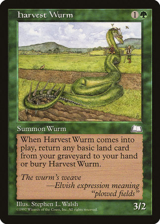 Harvest Wurm [Weatherlight] | Sanctuary Gaming