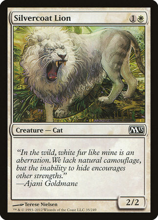 Silvercoat Lion [Magic 2013] | Sanctuary Gaming