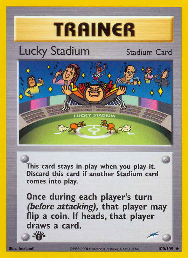 Lucky Stadium (100/105) [Neo Destiny 1st Edition] | Sanctuary Gaming