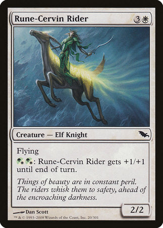 Rune-Cervin Rider [Shadowmoor] | Sanctuary Gaming