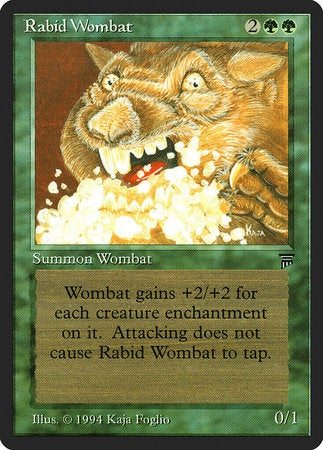 Rabid Wombat [Legends] | Sanctuary Gaming