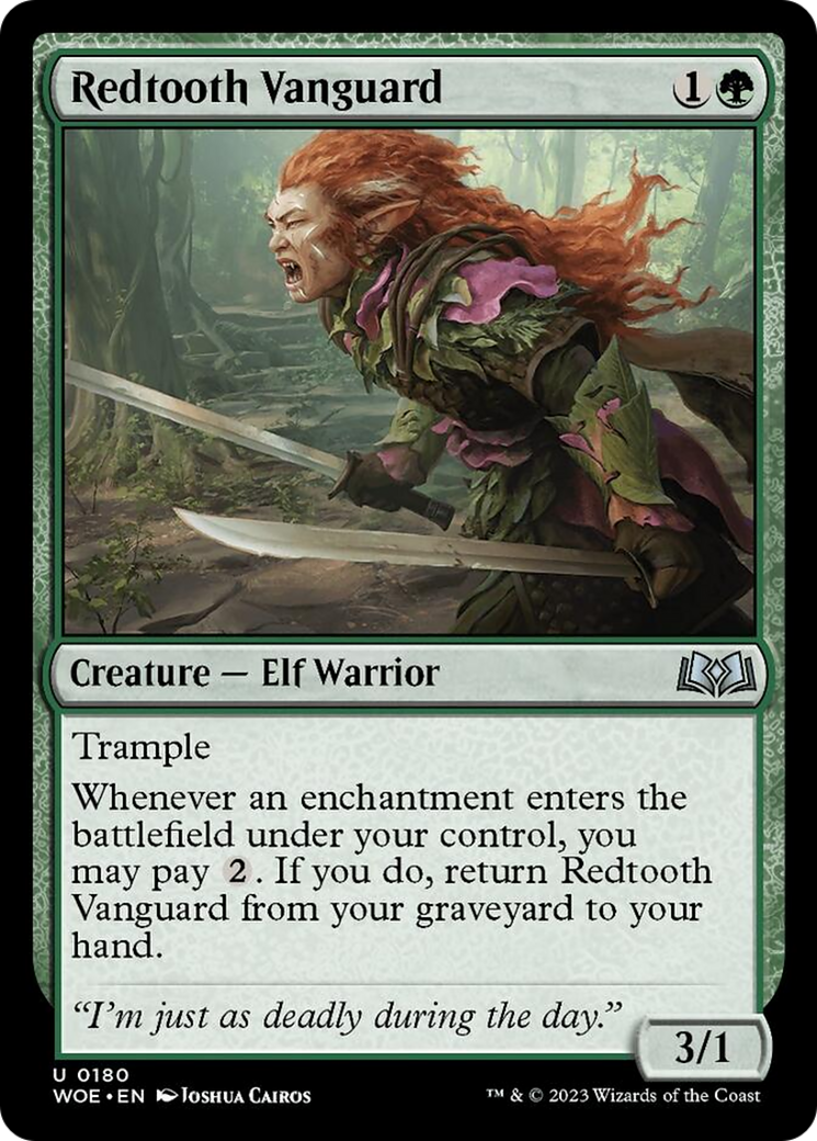 Redtooth Vanguard [Wilds of Eldraine] | Sanctuary Gaming