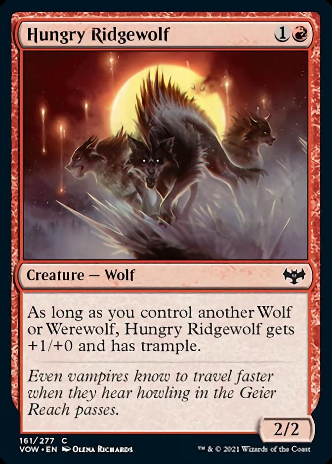Hungry Ridgewolf [Innistrad: Crimson Vow] | Sanctuary Gaming