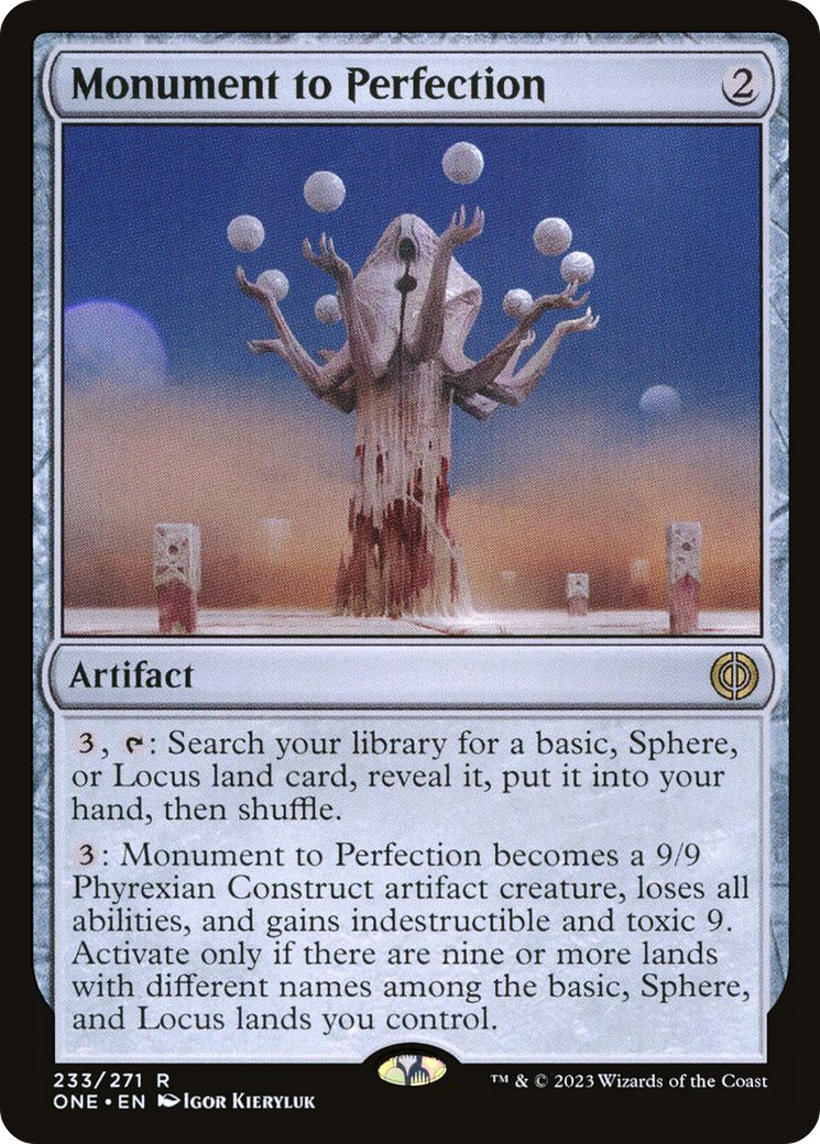 Monument to Perfection [Phyrexia: All Will Be One] | Sanctuary Gaming