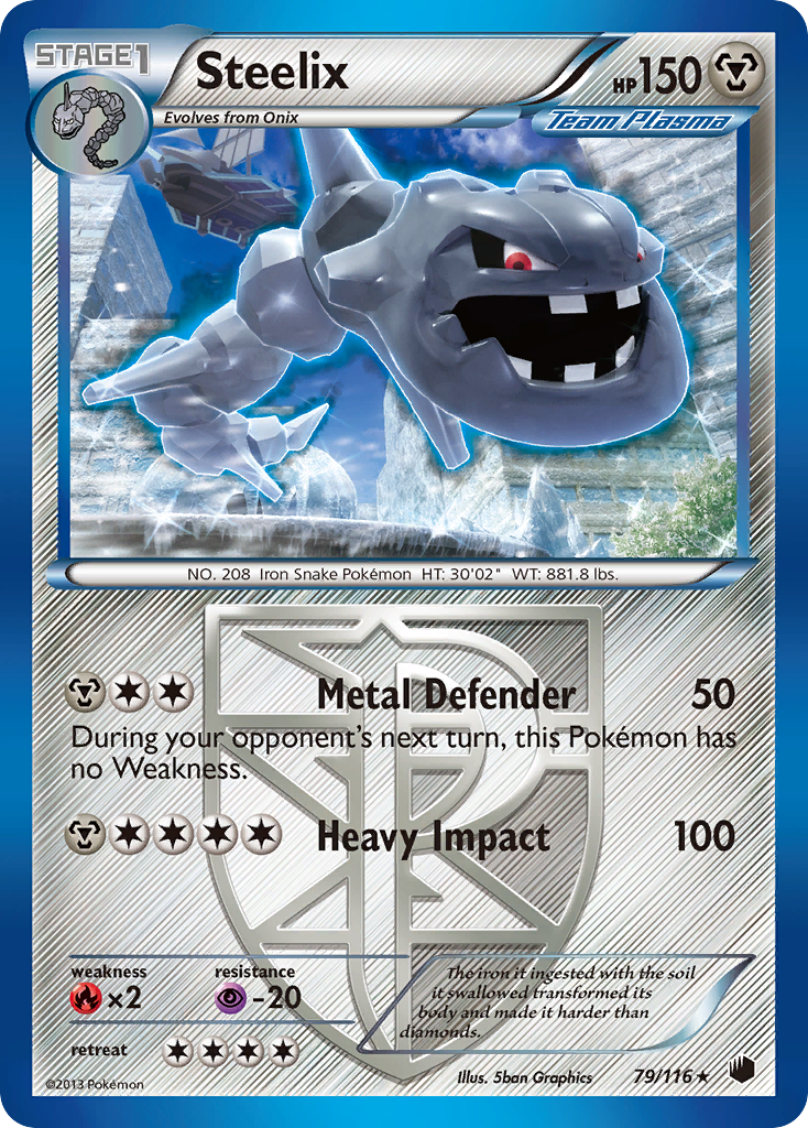 Steelix (79/116) [Black & White: Plasma Freeze] | Sanctuary Gaming