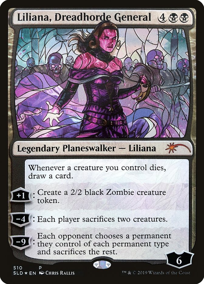 Liliana, Dreadhorde General (Stained Glass) [Secret Lair Drop Promos] | Sanctuary Gaming