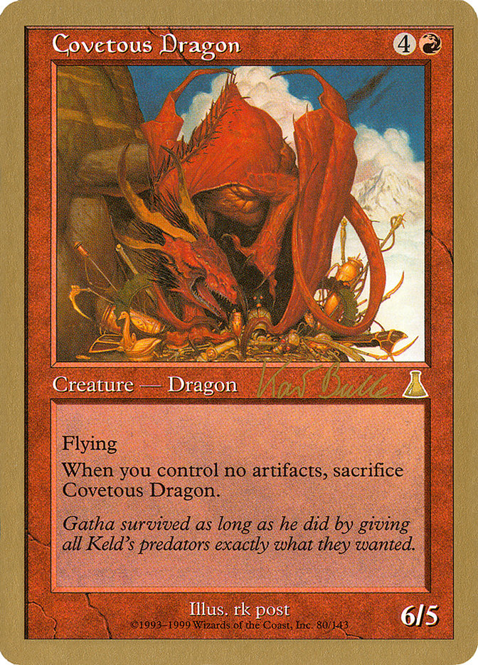 Covetous Dragon (Kai Budde) [World Championship Decks 1999] | Sanctuary Gaming