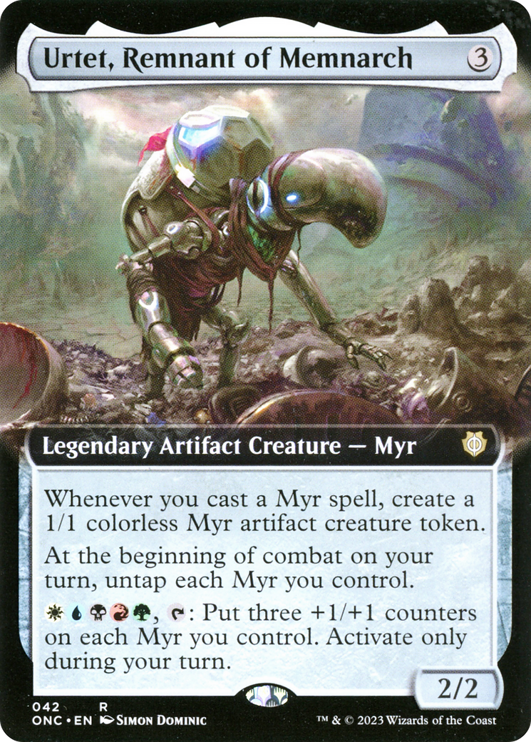 Urtet, Remnant of Memnarch (Extended Art) [Phyrexia: All Will Be One Commander] | Sanctuary Gaming