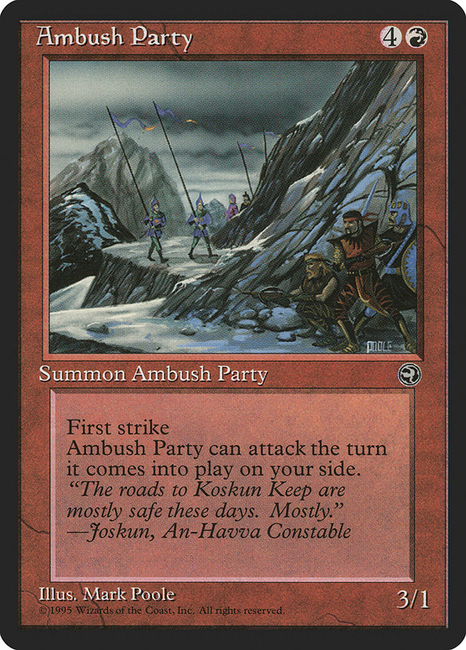 Ambush Party (Joskun Flavor Text) [Homelands] | Sanctuary Gaming