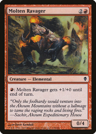 Molten Ravager [Zendikar] | Sanctuary Gaming