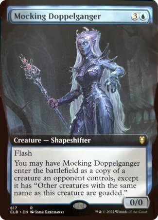 Mocking Doppelganger (Extended Art) [Commander Legends: Battle for Baldur's Gate] | Sanctuary Gaming