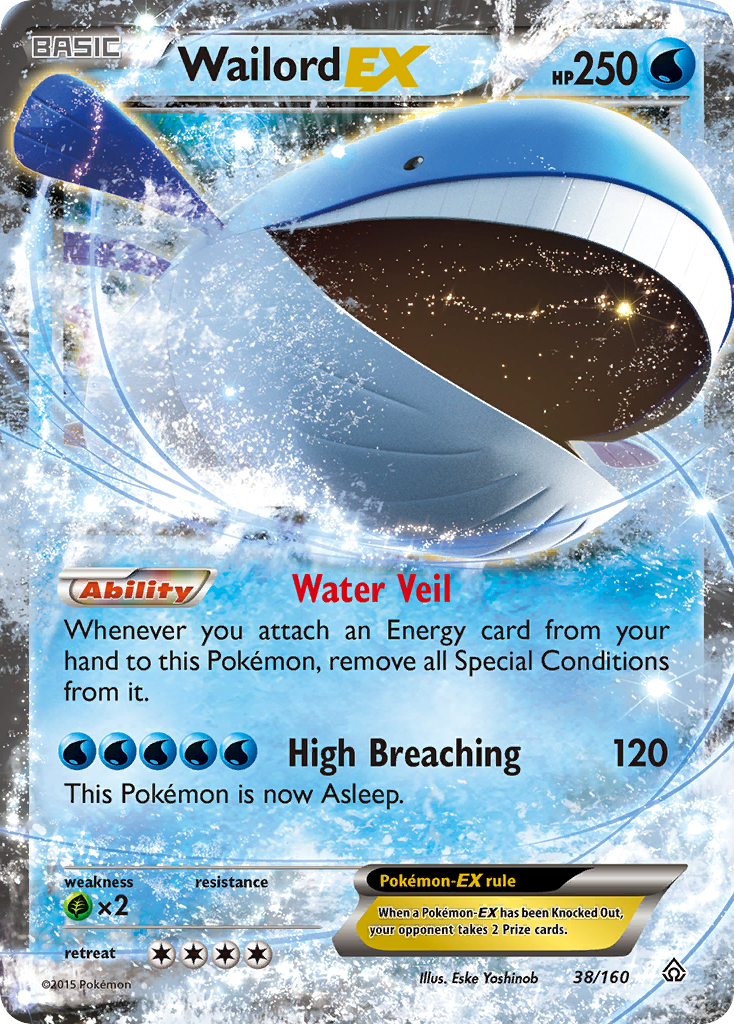 Wailord EX (38/160) [XY: Primal Clash] | Sanctuary Gaming