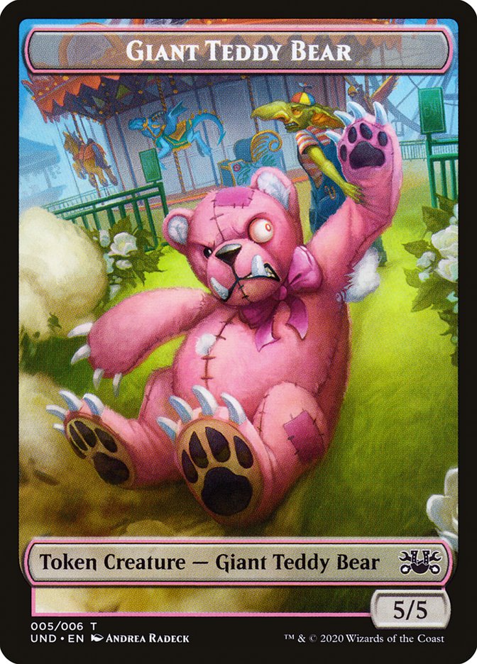 Giant Teddy Bear // Acorn Stash Double-sided Token [Unsanctioned Tokens] | Sanctuary Gaming