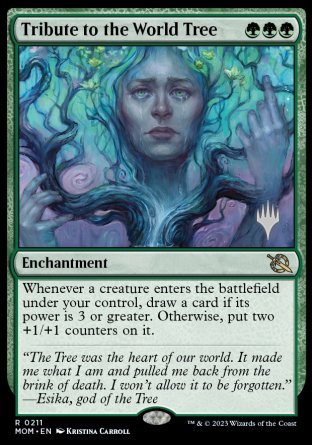Tribute to the World Tree (Promo Pack) [March of the Machine Promos] | Sanctuary Gaming