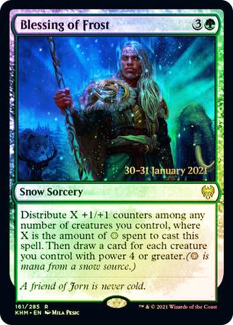 Blessing of Frost  [Kaldheim Prerelease Promos] | Sanctuary Gaming