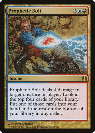 Prophetic Bolt [Commander 2011] | Sanctuary Gaming