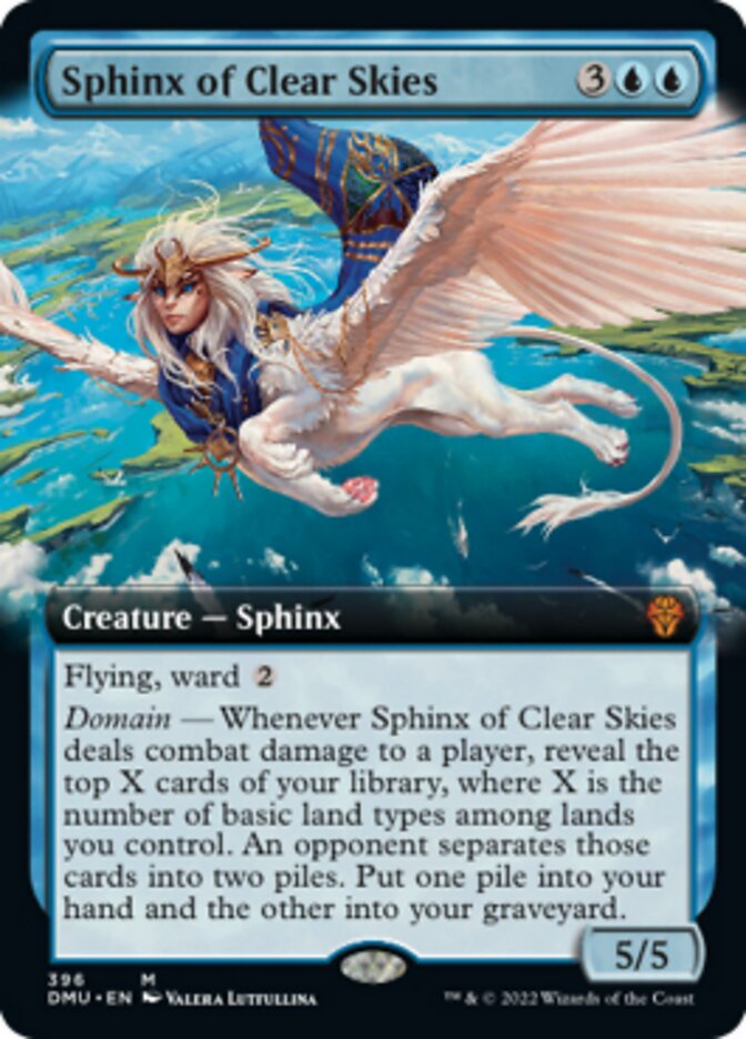 Sphinx of Clear Skies (Extended Art) [Dominaria United] | Sanctuary Gaming