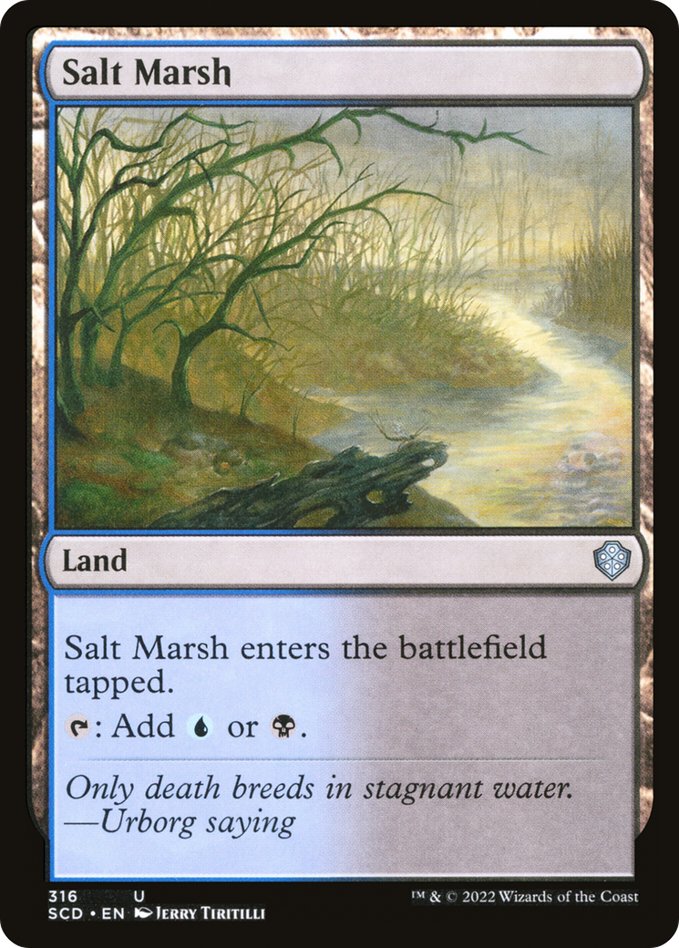 Salt Marsh [Starter Commander Decks] | Sanctuary Gaming