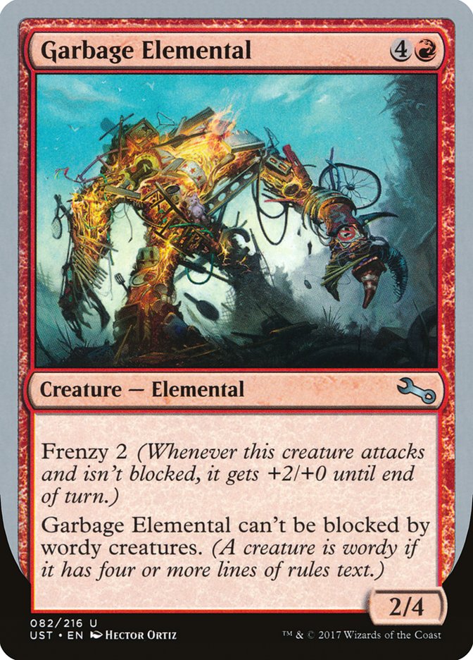 Garbage Elemental (2/4 Creature) [Unstable] | Sanctuary Gaming