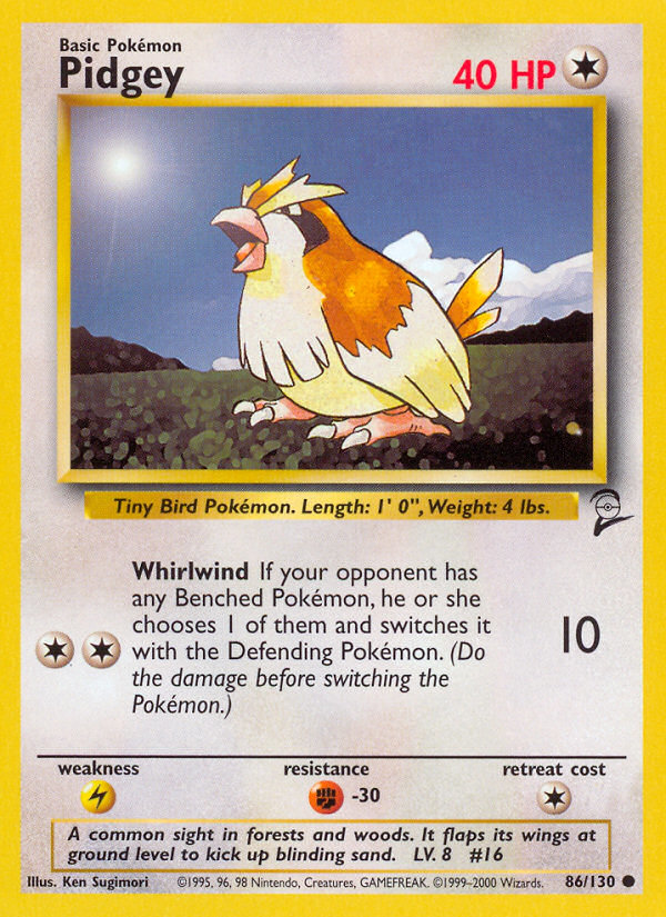 Pidgey (86/130) [Base Set 2] | Sanctuary Gaming