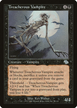 Treacherous Vampire [Judgment] | Sanctuary Gaming