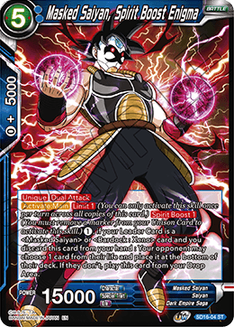 Masked Saiyan, Spirit Boost Enigma (Starter Deck - Darkness Reborn) (SD16-04) [Cross Spirits] | Sanctuary Gaming