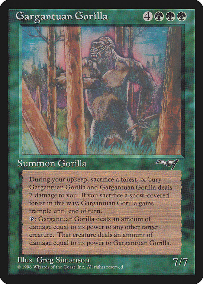 Gargantuan Gorilla [Alliances] | Sanctuary Gaming