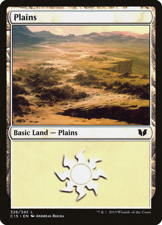 Plains (326) [Commander 2015] | Sanctuary Gaming