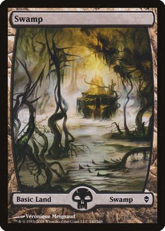 Swamp (240) - Full Art [Zendikar] | Sanctuary Gaming