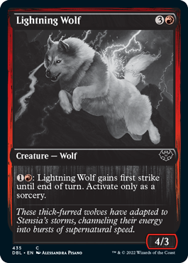 Lightning Wolf [Innistrad: Double Feature] | Sanctuary Gaming